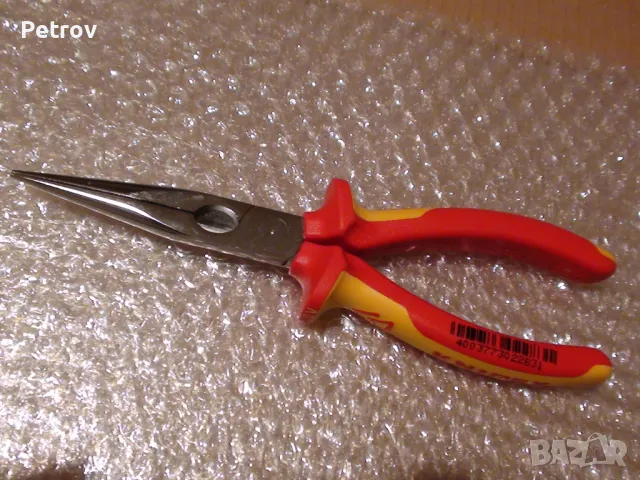 KNIPEX 26 16 200 VDE 1000 V - Profi Клещи 200 mm с дълги човки !!!ЧИСТО НОВИ !!! от DEUTSCHLAND !!!, снимка 15 - Клещи - 30397979