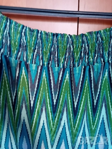 Дълга зелена рокля , снимка 4 - Рокли - 51548435