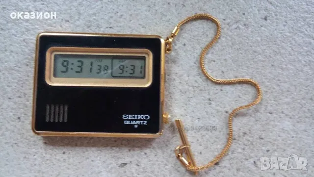 Seiko 7412-803K QD803K Vintage , позлатен