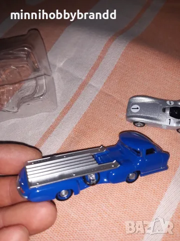 Mercedes Benz 1:64 Norev Renntransporter , снимка 6 - Колекции - 55826588