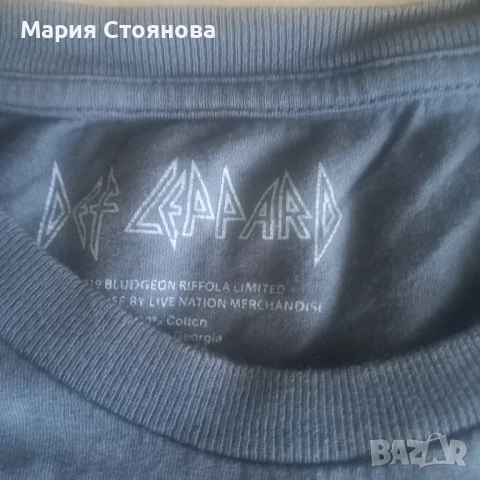 Оригинална тениска на Def Leppard, снимка 2 - Тениски - 51692174