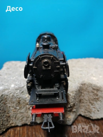 Стар масивен метален парен локомотив Fleischmann., снимка 7 - Колекции - 53658584