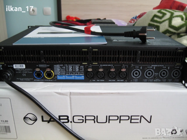 Усилвател Професионален четири канален LAB GRUPPEN FP10000Q Оригинален Внос от Германия НОВ!!!, снимка 4 - Ресийвъри, усилватели, смесителни пултове - 53468473