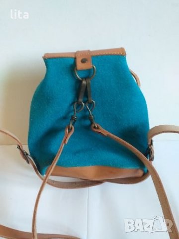 Миниатюрна раничка ест.кожа, снимка 2 - Раници - 34681000