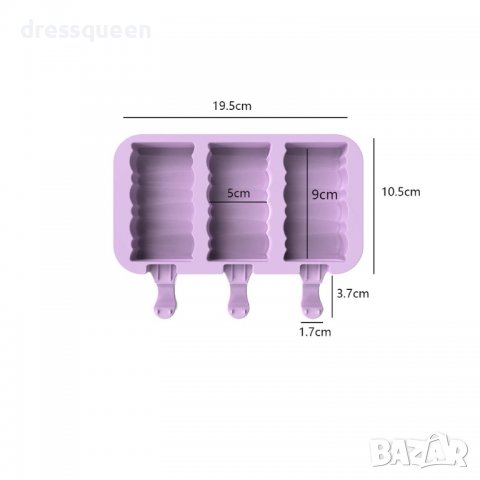 3795 Форма за сладолед на клечка, снимка 2 - Форми - 38911127