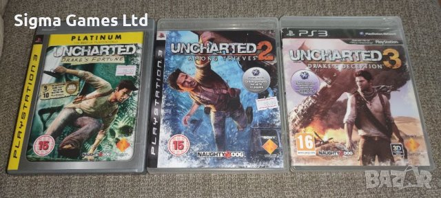 PS3-Uncharted 1.2.3 в Игри за PlayStation в гр. Пловдив - ID40481543 —  Bazar.bg