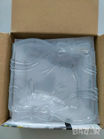 Комплект стъклени чинийки Кaveh glass, снимка 2 - Чинии - 53591139