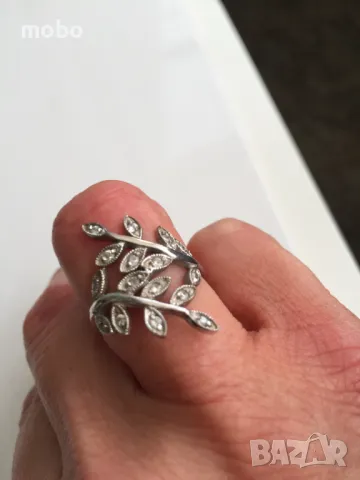 Красив сребърен пръстен с цирконий, тегло 3.12г , проба 925. , снимка 3 - Пръстени - 49673869