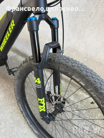 27.5  цола алуминиев електрически велосипед колело Yamaha 2 по 11 скорости Shimano deore xt , снимка 2 - Велосипеди - 55851283