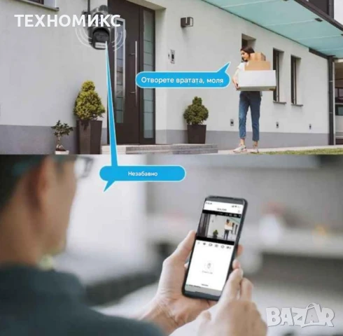 Външна WiFi Камера с три обектива и аларма , снимка 5 - IP камери - 51343955