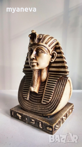 Тутанкамон , статуетка на египетският фараон. , снимка 5 - Статуетки - 44588787