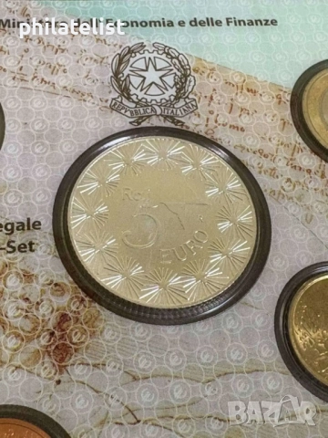 Италия 2004 - банков Евро сет от 1 цент до 2 евро + Възпоменателна сребърна монета 5 евро, снимка 6 - Нумизматика и бонистика - 51991165