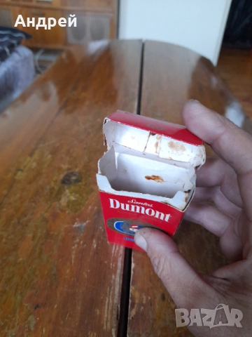 Кутия от цигари Dumont, снимка 6 - Колекции - 52940056