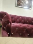 Триместен диван кадифе, снимка 5