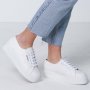 маратонки Superga Sneakers кецове сникърси на платформа естествена кожа , снимка 4