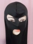 Черна маска с три отвора, снимка 4