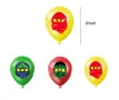 2 ВИД 5 бр Лего Нинджаго Ninjago латекс балон балони парти рожден ден, снимка 3