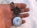 стар сребърен джобен часовник "VUILLEMIN REGNIER" - FRANCE, снимка 15