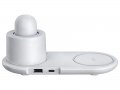 НОВИ! Qi® безжично зарядно 3в1 за смартфони, слушалки, Apple Watch, Samsung, iPhone и други, снимка 4