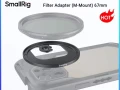 SmallRig M-Mount към 67мм магнитен адаптер за филтър iPhone 15 pro max, снимка 1