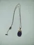 Колие с висулка аметист , снимка 6