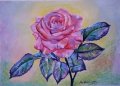 Роза картина, снимка 2