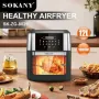 Фурна еър фрайър Sokany 12L 1800W, снимка 6