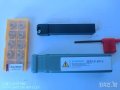 Комплект стругарски нож SER1616H16 с 10 пластини 16ER AG60 и ключ, снимка 1 - Други инструменти - 41834258