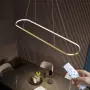 LED полилей за трапезария с дистанционно, димиране, 2700–7000K, снимка 1