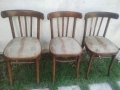 Виенски столове 3 бр., снимка 1