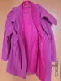 Лилаво, есенно палто, снимка 3