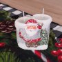 4192 Керамична свещ с Дядо Коледа, снимка 1 - Декорация за дома - 42717635