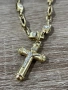 Златен ланец с кръст 14к, снимка 1