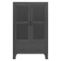 vidaXL Индустриален скрин за съхранение, антрацит, 70x40x115 cм, метал, снимка 3