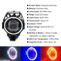 Комплект 2 LED прожектора за мотоциклет, 3 режима на осветление с дневна светлина 12V, снимка 3