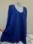 4XL  Нова тъмно синя блуза, снимка 1 - Блузи с дълъг ръкав и пуловери - 42093142