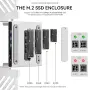 Алуминиева докинг станция Minisopuru за Mac Mini M4 с 4K@60Hz HDMI и M.2 NVMe слот до 8TB, снимка 6