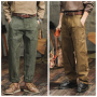 Мъжки широки прави карго панталони, 3цвята , снимка 1 - Панталони - 44824753