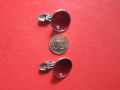 Уникални сребърни копчета за ръкавели бутонели с емайл, снимка 1 - Други - 36194456