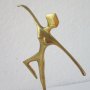 Балерина - метал месинг бронз фигура статуетка, пластика, снимка 3