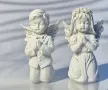 3D момиче момче деца ангел фигурка за украса декор гипсова фигурка смола кръщене статуетка, снимка 1