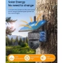 Безжична 8MP PTZ соларна камера WIFI и 4G SIM със слънчев панел, снимка 2