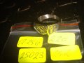 КРАСИВО ОРНАМЕНТИРАН СТОМАНЕН МОДЕН МАСИВЕН ПРЪСТЕН НОВ НЕРЪЖДАЕМА СТОМАНА 25023, снимка 5