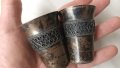 Стари посребрени чашки,филигран,Юммет,мелхиор,СССР, за ликьор, снимка 2