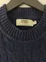 Тъмносин вълнен пуловер Magasin du Nord (Размер M) – 100% Lambswool / Made in Italy, снимка 3