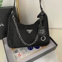 Prada Дамска Черна Чанта С Торбичка На Марката Код 66Btq12, снимка 6