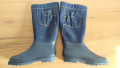 Нови ботуши с каучукова подметка и крачоли от дънкова материя - деним, снимка 4