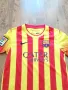 Nike FC Barcelona 2013-14 Away - юношеска футболна тениска 147-158см., снимка 3