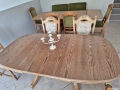 Трапезна разтегателна маса + 4 стола, снимка 2