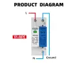 AC SPD 1P+NPE 275V 40kA T1+T2 защита от пренапрежение, снимка 13